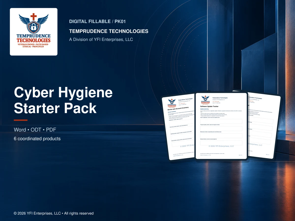 Cyber Hygiene Starter Pack — digital edition