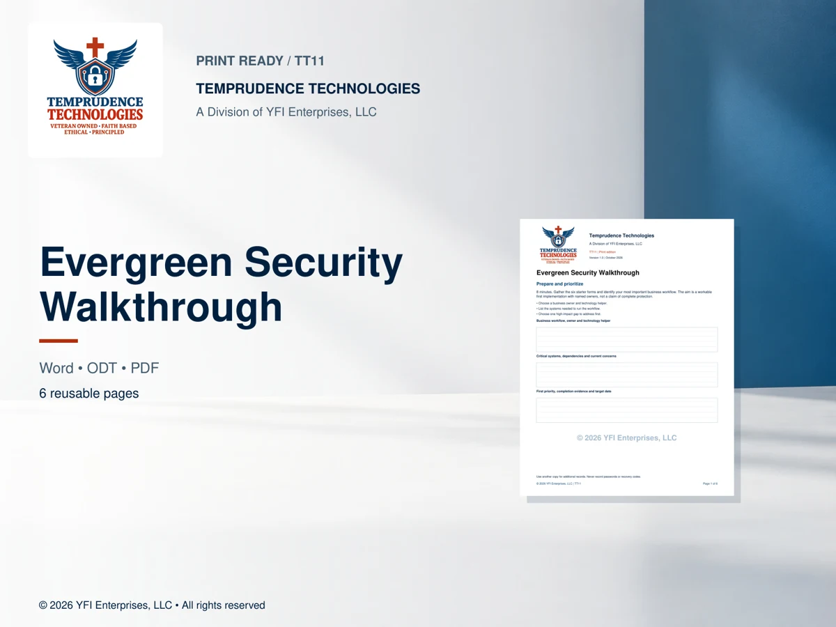 Evergreen Security Walkthrough — print edition